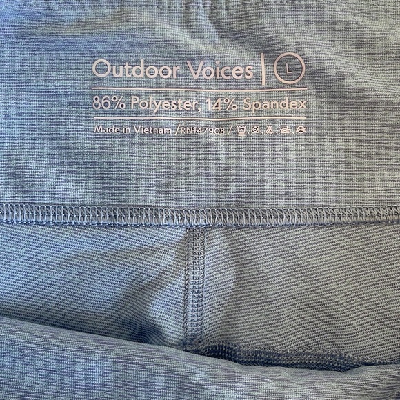 NWOT Outdoor Voices Leggings - Textured Compression - Picture 5 of 11